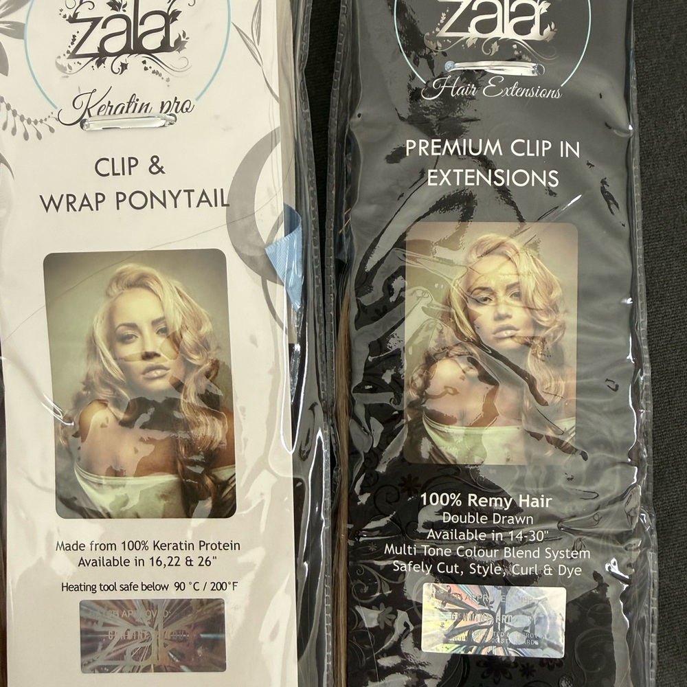 Zala 16” Clip-In Ponytail Hair and 10” Clip-In Ponytail Hair Extensions - Picture 4 of 7